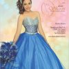 blue crystal princess dress